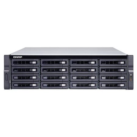 Qnap Intel Core i3-8100 3.6GHz/8GB DDR4/4GbE/16SATA3/USB3.1/16-Bay 3U TVS-1672XU-RP-I3-8G-US